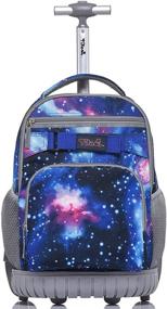 img 4 attached to 🎒 Tilami Rolling Backpack for School and Travel