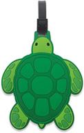 🐢 vibrant pvc luggage tag featuring honu turtle - stand out on your travels! logo