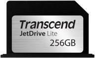 💾 transcend 256gb jetdrive lite 330: expand macbook pro retina storage logo