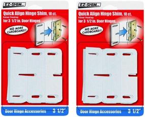 img 2 attached to 🚪 Enhance Door Installations with EZ SHIM HS350BP Hinge Shim Pack"