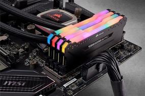 img 1 attached to 💡 Корсар CMW32GX4M4K4000C19 Vengeance RGB PRO 32 ГБ DDR4 4000 (PC4-32000) Черная - Улучшенная оперативная память для настольных компьютеров