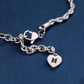 img 1 attached to BTS Bangtan Boys Love Yourself Chain Bracelet: Perfect Army Gift for SUGA, JIN, Jimin, V, JHOPE, RM, JK and BTS Fans