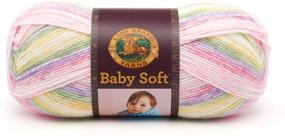 img 1 attached to Soft and Colorful: Lion Brand Babysoft Yarn, Circus Print - 1 Skein