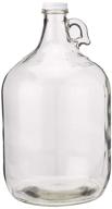 fastrack 1 gallon glass water bottle with metal screw cap – clear, mn-tf9e-s1ra logo