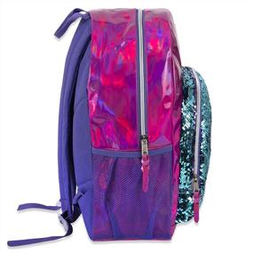img 3 attached to 🎒 Holographic Reversible Sequin Leather Backpacks