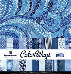 img 4 attached to 🏠 SEO-Optimized Paper House Productions PA-0054E Colorways Sapphire Paper Assortment (12-Pack)