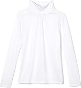 img 3 attached to Fashionable French Toast Toddler Turtleneck Fuchsia Girls' Tops, Tees & Blouses: Stylish Clothing for Your Little Trendsetter