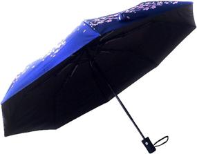 img 4 attached to Stay Chic and Protected: Folding Hawaiian Sunsets Umbrellas