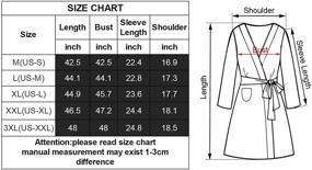 img 1 attached to Sunyan Kimono Bathrobes Sleepwear Loungewear