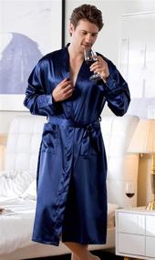 img 2 attached to Sunyan Kimono Bathrobes Sleepwear Loungewear