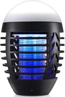 bug zapper mosquito killer fly trap: camping lamp, indoor/outdoor attractant, cordless & hangable logo
