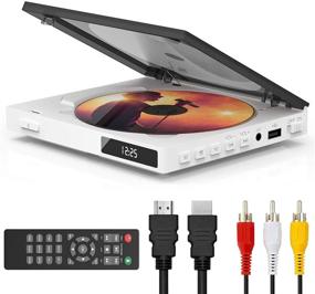 img 4 attached to 📀 Super Mini DVD Player: Portable Palm-Size, HDMI AV Output, All Region Free, HD 1080P, USB Supported