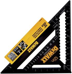 img 1 attached to 📐 DEWALT Premium Rafter Square 12: The Ultimate Measure for Precision Carpentry