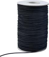 💍 versatile zealor 100 yards 2 mm black elastic cord for easy jewelry making logo