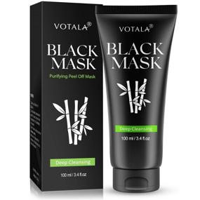 img 4 attached to 🧖 100ML Purifying Blackhead Remover Mask - Charcoal Peel Off Mask for Deep Cleansing Blackheads, Dirts, and Pores