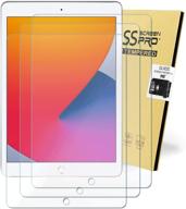 🔍 kiq tempered glass screen protector for ipad 10.2 (7th, 8th, 9th gen): clear, anti-scratch, touch-responsive [3 pack] logo