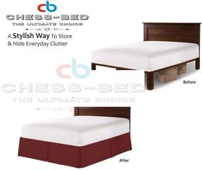 img 3 attached to Chess Bed Egyptian Hypoallergenic Comfortable