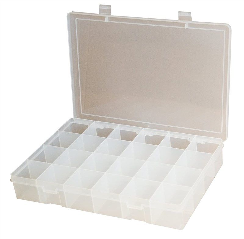 durham lp24 clear polypropylene compartment height 로고