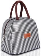 👜 stylish and insulated baloray lunch bag: the perfect tote bag for women's lunch box logo