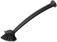 🧽 efficient cleaning companion: rinnig dish-washing brush in sleek grey logo