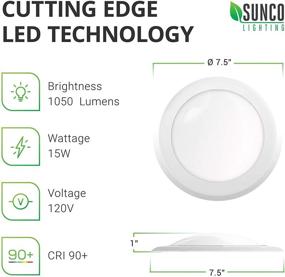 img 3 attached to 💡 Efficient Dimmable Hardwire Industrial Electrical Downlight by Sunco Lighting