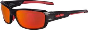 img 1 attached to Shakespeare Ugly Stik USK010 Polarized Fishing Sunglasses – Gloss Black/Copper/Red Mirror – One Size