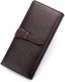 img 4 attached to Vintage Handmade Genuine Leather Organizer Women's Handbags & Wallets: The Perfect Wallets Collection