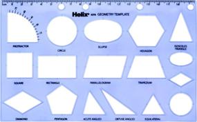 img 1 attached to 🔺 Helix Geometry Shape Template by Maped Helix - USA Edition (08791)