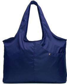 img 4 attached to Volcanic Waterproof Lightweight Water Resistant 8045_Dark Women's Handbags & Wallets for Hobo Bags