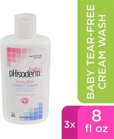 img 3 attached to 👶 pHisoderm Baby Tear-free Cream Wash, 8 FL OZ - Alcohol-Free, Soap-Free, Dermatologist Tested, Allergy Tested, Powder Fresh Scent (Pack of 3) - Improved SEO