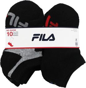 img 2 attached to Fila Kids Boys 10-Pack Half Cushion No Show Socks: Ultimate Comfort and Style for Active Boys