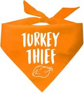 turkey thanksgiving bandana assorted colors logo