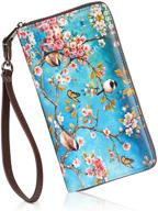 👛 aphison painting wristlet wallets: stylish women's handbags & wallets for a perfect wallet organizer logo