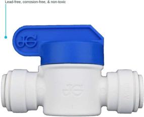 img 2 attached to John Guest PPSV041212WP Speedfit Shut-Off Valve 3/8 Inch OD – Easy Push-to-Connect Solution