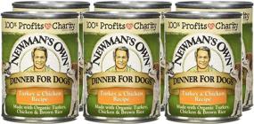 img 2 attached to 🐶 Newman's Own Chicken and Brown Rice Dog Food - 12.7 OZ Can, 6-Pack