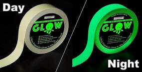 img 1 attached to 🌟 Glow in the Dark Tape: The Ultimate Safety Solution for Stairs, Switches, Stage, Theater, and More!