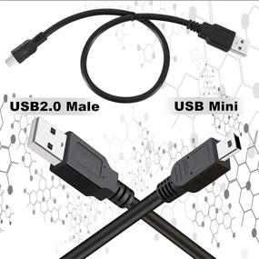 img 2 attached to 🔌 SaiTech IT 3-Pack USB 2.0 A to Mini 5-Pin B Cable for External HDDs, Cameras, Card Readers, MP3 Players, PS3 Controllers, GPS Receivers - Black, 1ft (35cm)