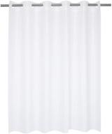 🚿 premium frost peva waterproof shower curtain or liner - hotel grade, 71" x 74" - no hooks required logo