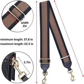 img 2 attached to 👜 Stylish Handbag Strap Replacement - Trendy Shoulder Crossbody Purse Strap for Women & Girls by CLOUDMUSIC