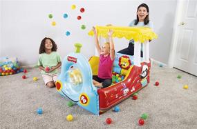 img 2 attached to 🎈 Ultimate Fun with Bestway Fisher Price Inflatable Indoor Outdoor: A Must-Have for All Ages!