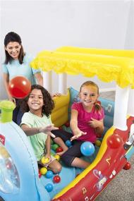 img 1 attached to 🎈 Ultimate Fun with Bestway Fisher Price Inflatable Indoor Outdoor: A Must-Have for All Ages!