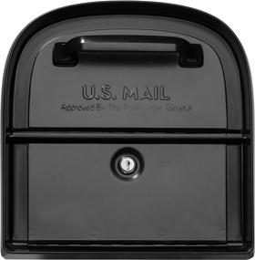 img 3 attached to Extra Large Black Architectural Mailboxes 6300B-10 Oasis 360 Locking Parcel Mailbox