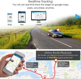 img 3 attached to 🚗 Водонепроницаемый GPS-трекер TKSTAR для транспортных средств, автомобилей, мотоциклов, грузовиков - Мощное магнитное устройство для реального времени отслеживания с точным определением местоположения - 10000 мАч, 120 дней в режиме ожидания - TK915