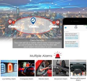 img 2 attached to 🚗 Водонепроницаемый GPS-трекер TKSTAR для транспортных средств, автомобилей, мотоциклов, грузовиков - Мощное магнитное устройство для реального времени отслеживания с точным определением местоположения - 10000 мАч, 120 дней в режиме ожидания - TK915