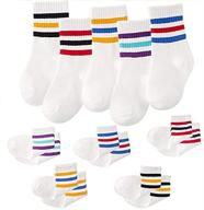 socks breathable strips cotton toddlers logo