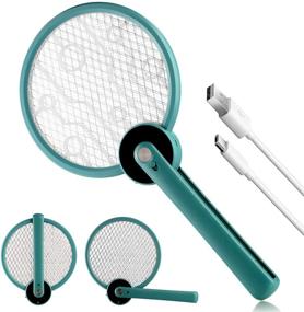 img 4 attached to 🪰 Bug Zapper: Foldable Electric Fly Swatter & Mosquito Killer