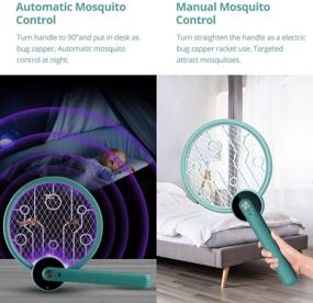 img 1 attached to 🪰 Bug Zapper: Foldable Electric Fly Swatter & Mosquito Killer
