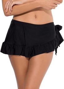 img 2 attached to 👙 Enhance Your Beach Style with the Smart & Sexy Women's Side-Tie Swim Skirt