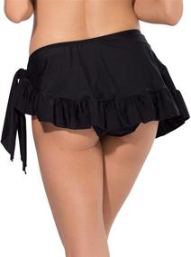 img 1 attached to 👙 Enhance Your Beach Style with the Smart & Sexy Women's Side-Tie Swim Skirt