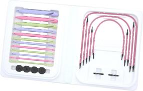 img 2 attached to 🌸 Denise Interchangeable Crochet Hook Kit: Pastel Pink Project perfection!